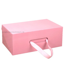 Custom Paper Shoe Box Packaging Storage Box with Handle